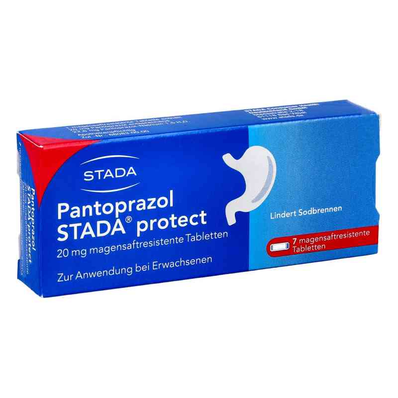 Pantoprazol STADA protect 20mg magensaftres.Tabl. bei Sodbrennen 7 stk von STADA Consumer Health Deutschlan PZN 06415601