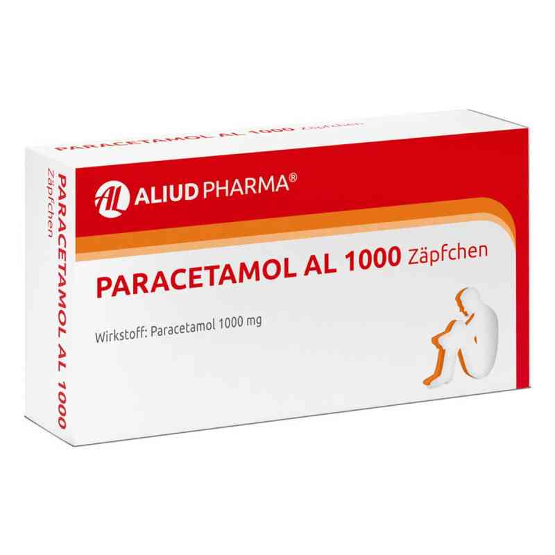 Paracetamol AL 1000 Zäpfchen bei akuten Schmerzen und Fieber 10 stk von ALIUD Pharma GmbH PZN 07511910