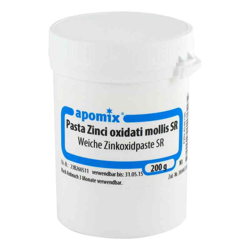 Pasta Zinci Oxid. Mollis Sr 200 g von apomix AMH Niemann GmbH & Co. KG PZN 04546196