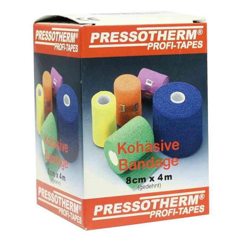 Pressotherm Kohäsive Bandage 8cmx4m gelb 1 stk von ABC Apotheken-Bedarfs-Contor GmbH PZN 02002434