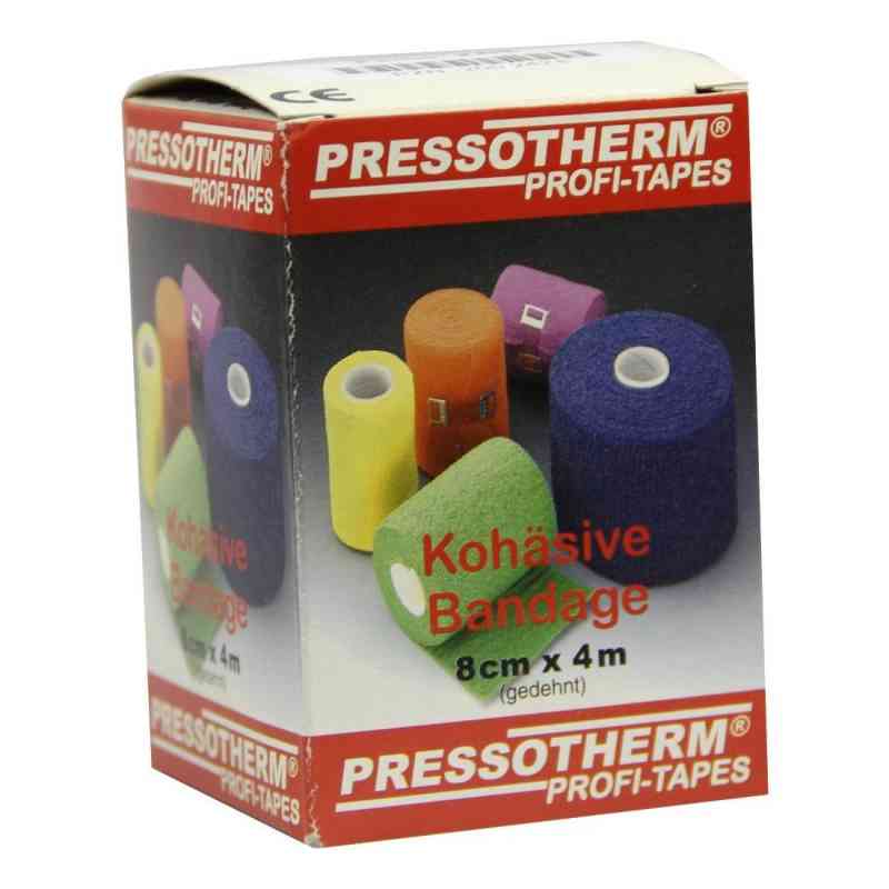 Pressotherm Kohäsive Bandage 8cmx4m rot 1 stk von ABC Apotheken-Bedarfs-Contor GmbH PZN 02002428