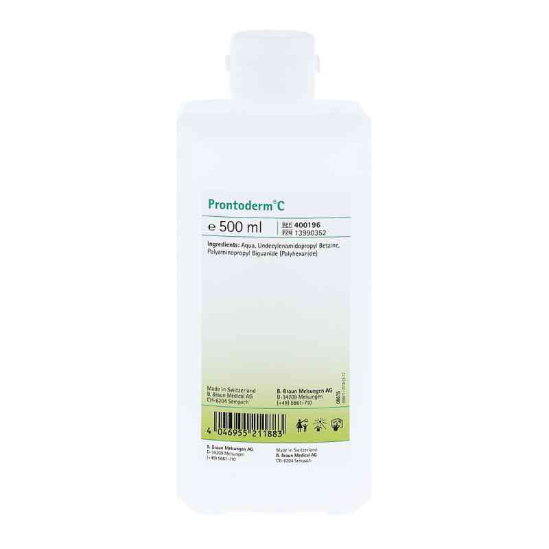 Prontoderm C Hautreinigungslösung 500 ml von B. Braun Melsungen AG PZN 13990352
