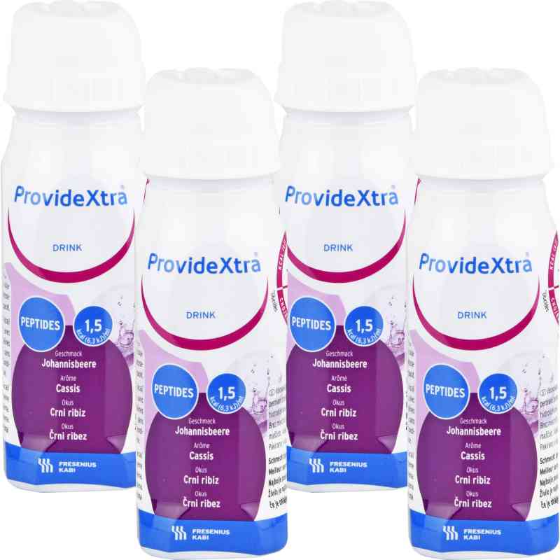 Provide Xtra Drink Johannisbeere Trinkflasche 6X4X200 ml von Fresenius Kabi Deutschland GmbH PZN 00424711
