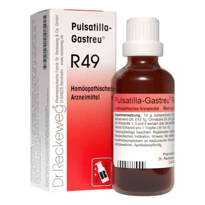 Pulsatilla Gastreu R49 Tropfen zum Einnehmen 50 ml von Dr.RECKEWEG & Co. GmbH PZN 04163348