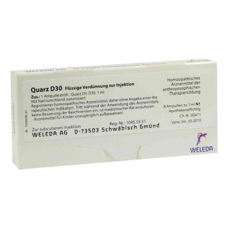 Quarz D30 Ampullen 8X1 ml von WELEDA AG PZN 01625676