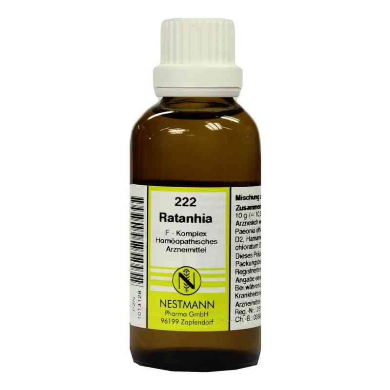 Ratanhia F Komplex Nummer 222 Dilution 50 ml von NESTMANN Pharma GmbH PZN 01013128