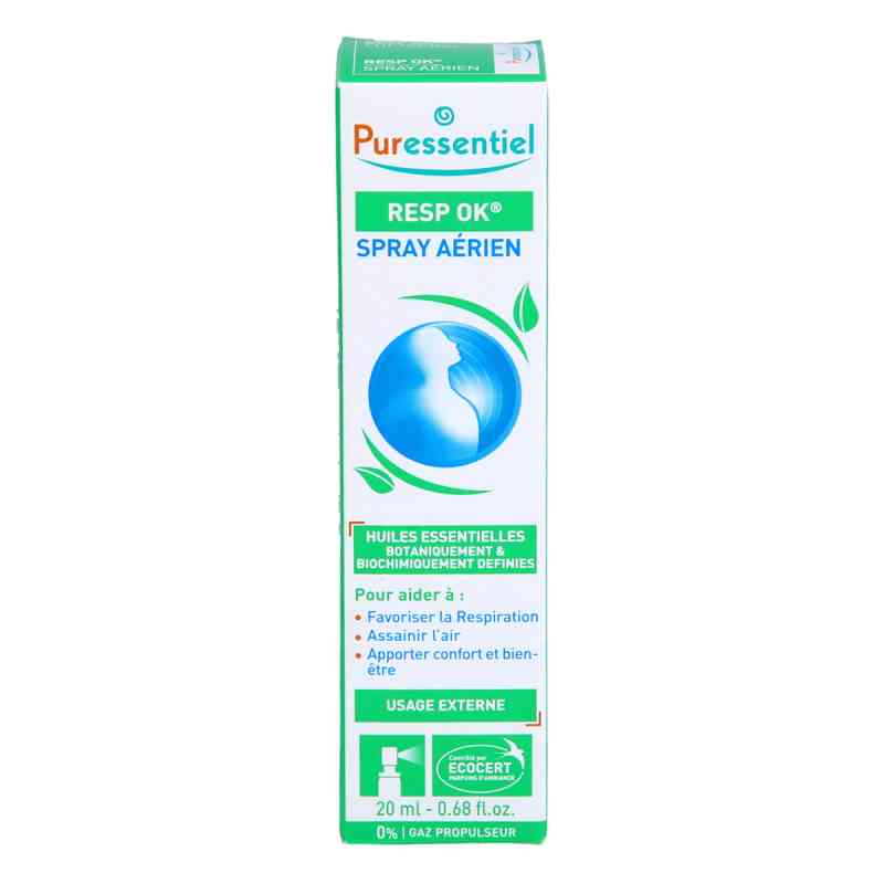 Resp Ok Atemwege Luftspray 20 ml von Puressentiel Deutschland GmbH c/o Kieffer Stübben  PZN 16021702