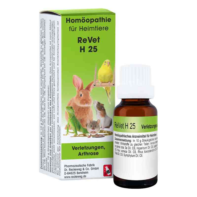 Revet H 25 veterinär Globuli 10 g von Dr.RECKEWEG & Co. GmbH PZN 03703104