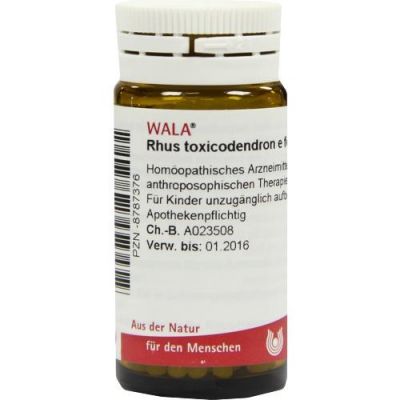 Rhus Tox. E Fol. D6 Globuli 20 g von WALA Heilmittel GmbH PZN 08787376