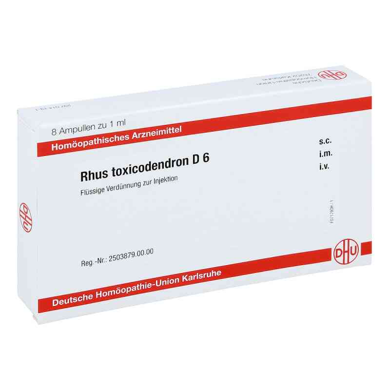 Rhus Toxicodendron D6 Ampullen 8X1 ml von DHU-Arzneimittel GmbH & Co. KG PZN 11707961