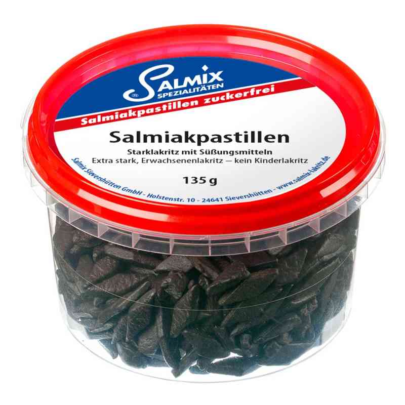 Salmix Salmiakpastillen Zuckerfrei 135 g von Pharma Peter GmbH PZN 19493229