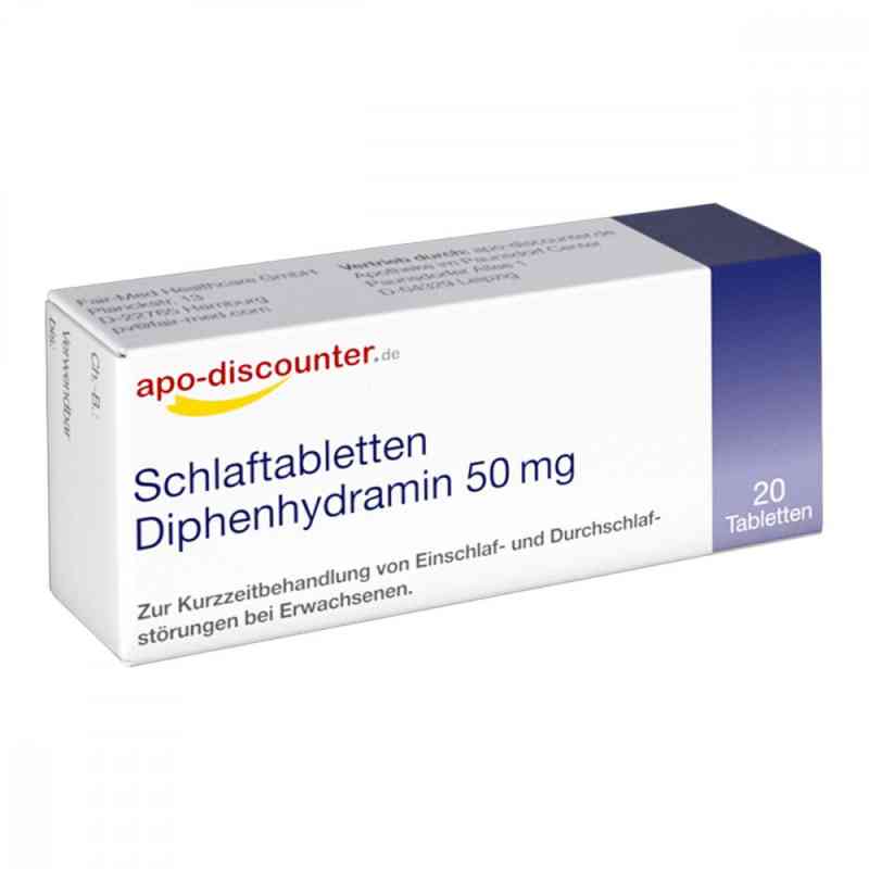 Schlaftabletten Diphenhydramin 50 mg von apo-discounter 20 stk von Apotheke im Paunsdorf Center PZN 16739701