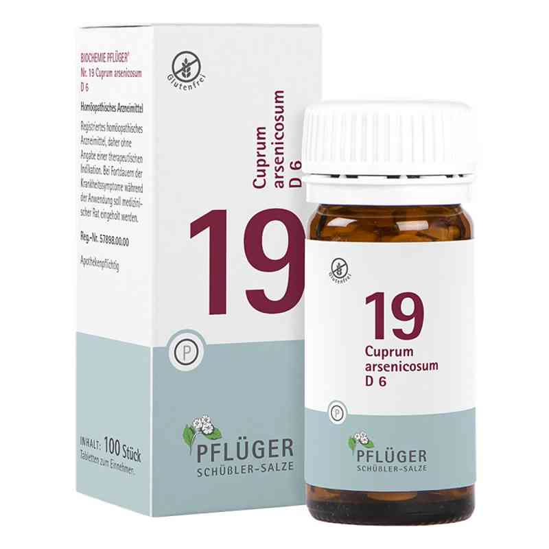 Schüßler-Salze Biochemie Pflüger 19 Cuprum arsenic.D 6 Tbl. 100 stk von Homöopathisches Laboratorium Alexander Pflüger Gmb PZN 06322561