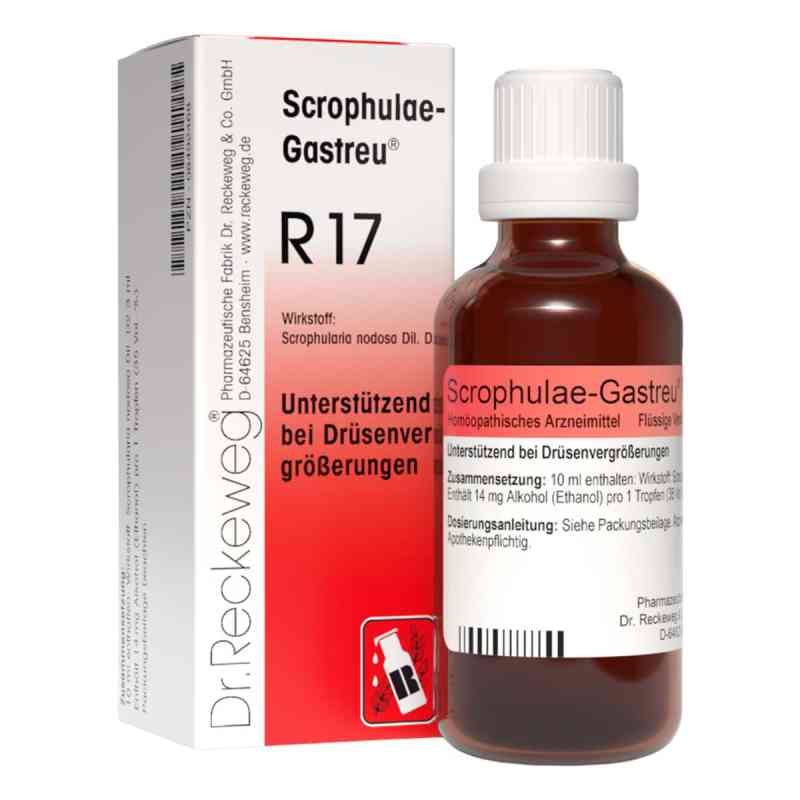 Scrophulae Gastreu R 17 Tropfen zum Einnehmen 50 ml von Dr.RECKEWEG & Co. GmbH PZN 08492468