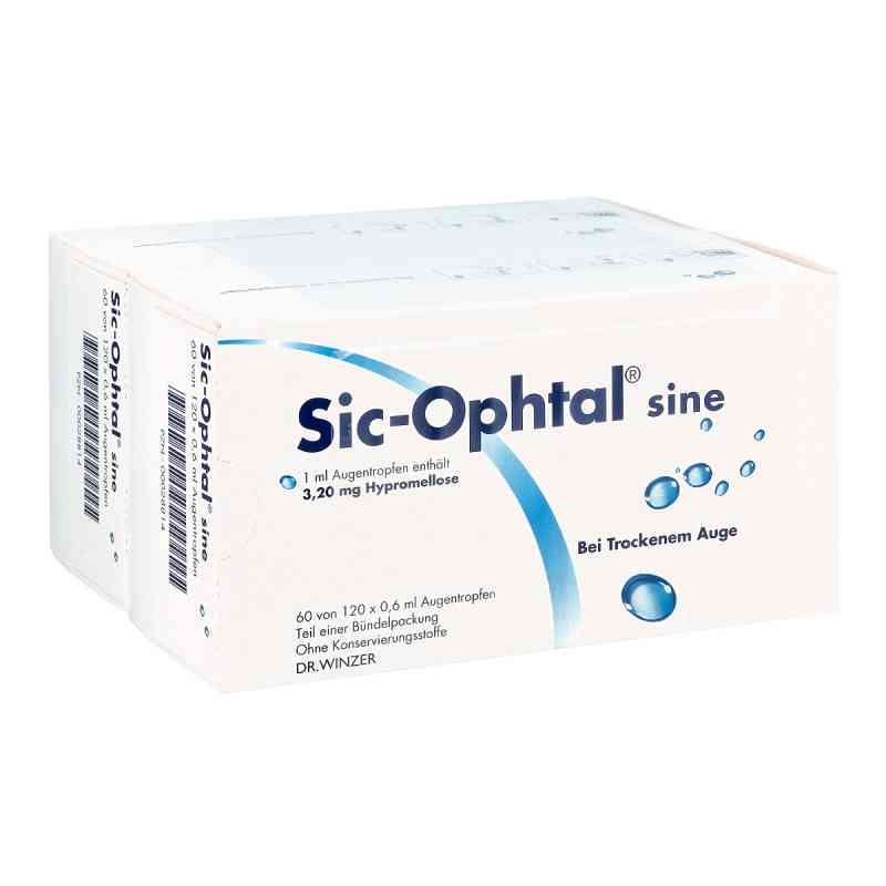 Sic Ophtal sine Augentropfen Augentropfen 120X0.6 ml von Dr. Robert Winzer Pharma GmbH PZN 00028814