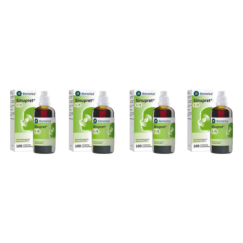 Sinupret Tropfen 4x100 ml von Bionorica SE PZN 08106268