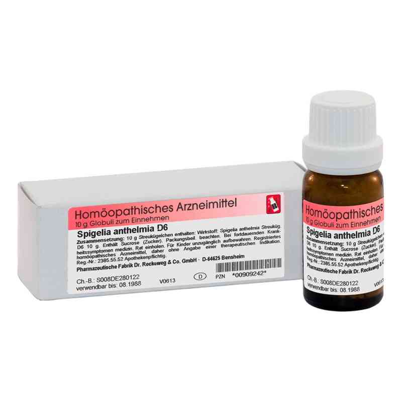 Spigelia Anthelmia D6 Globuli 10 g von Dr.RECKEWEG & Co. GmbH PZN 00909242