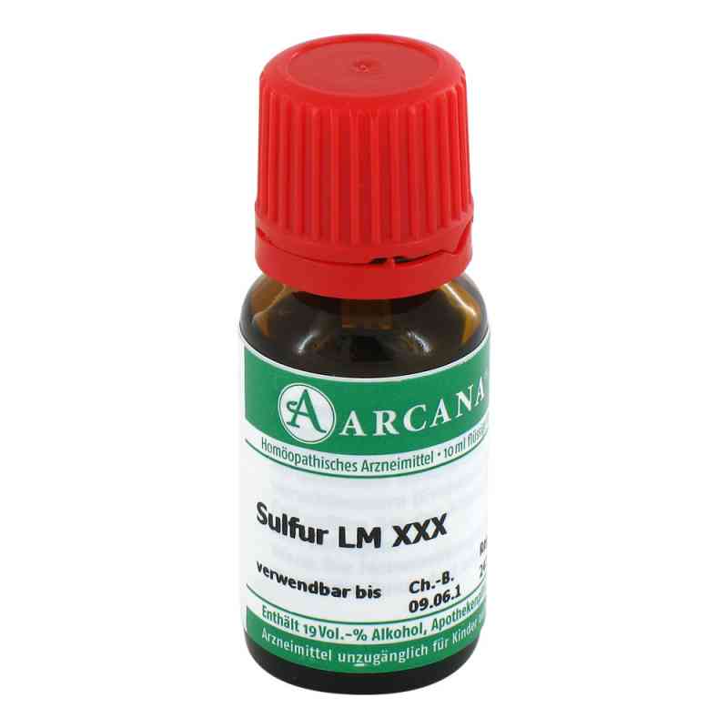 Sulfur Arcana Lm 30 Dilution 10 ml von ARCANA Dr. Sewerin GmbH & Co.KG PZN 02604067