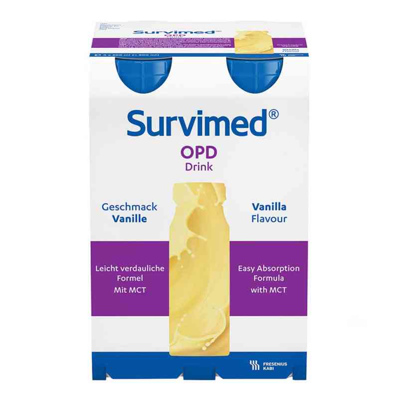 Survimed Opd Drink Vanille Trinkflasche 4X200 ml von Fresenius Kabi Deutschland GmbH PZN 10709745
