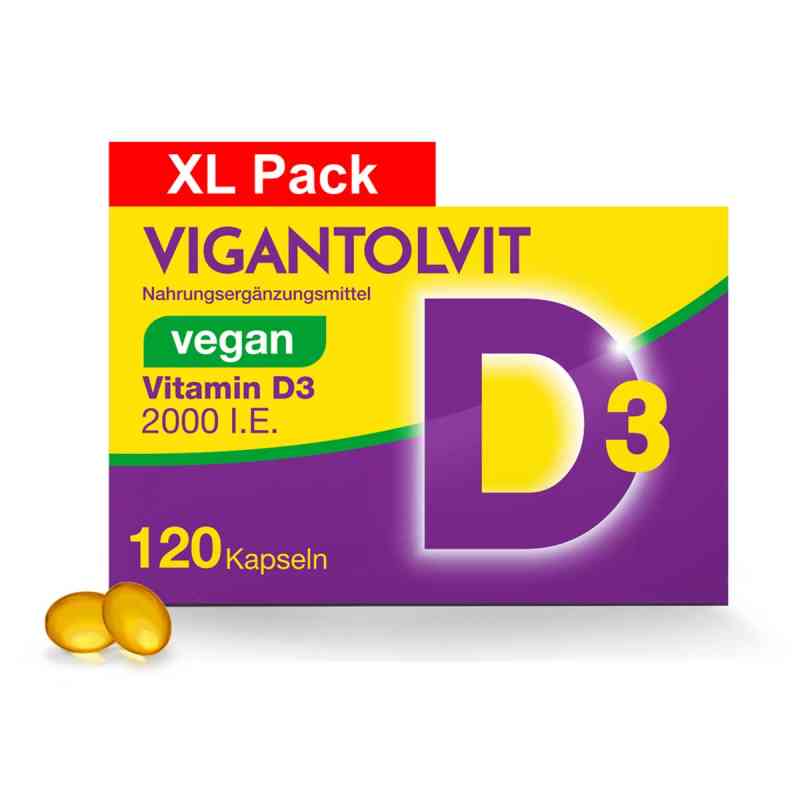 Vigantolvit 2000 i.E. Vitamin D3 Vegan Weichkapseln 120 stk von WICK Pharma - Zweigniederlassung der Procter & Gam PZN 18199077
