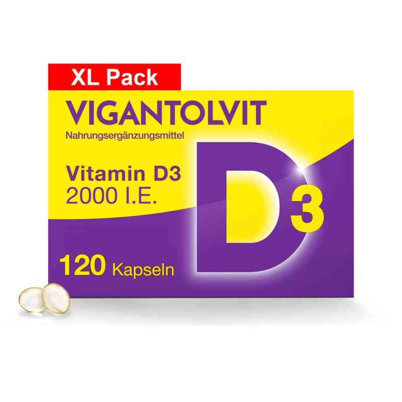 Vigantolvit 2000 I.E. Vitamin D3 Weichkapseln 120 stk von WICK Pharma - Zweigniederlassung der Procter & Gam PZN 12423869