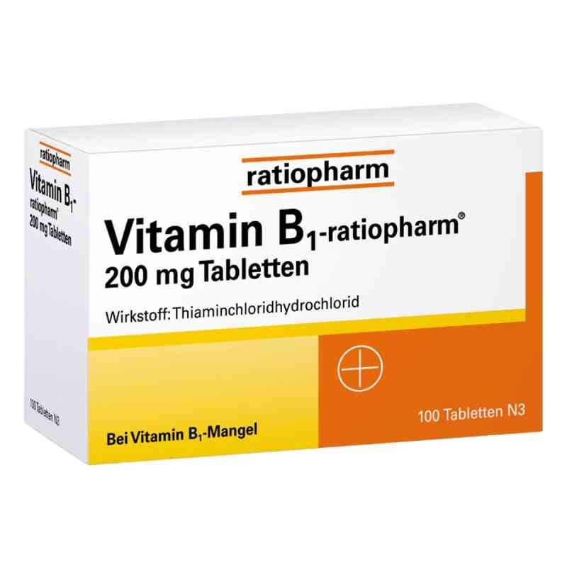 Vitamin B1 ratiopharm 200 mg Tabletten 100 stk von ratiopharm GmbH PZN 01586054