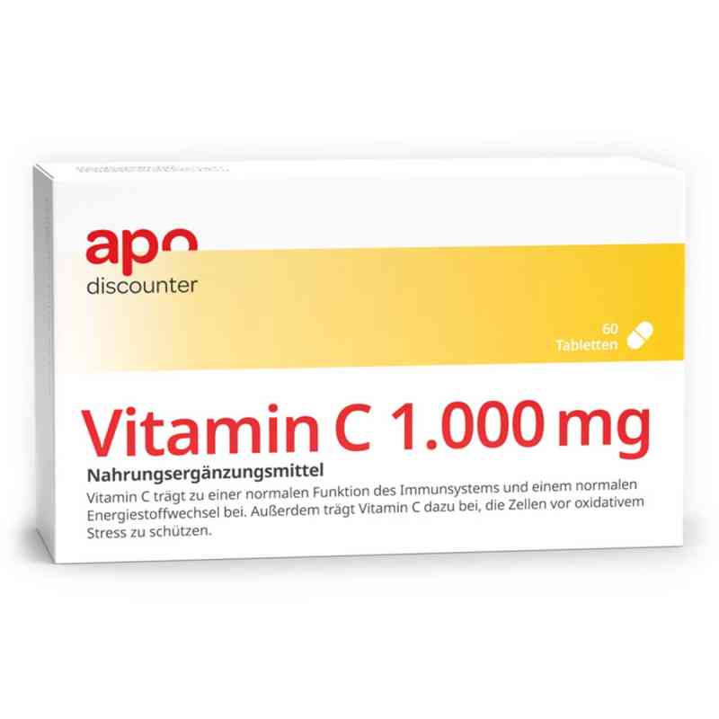 Vitamin C1000 mg Tabletten von apo-discounter 60 stk von Apologistics GmbH PZN 16656889