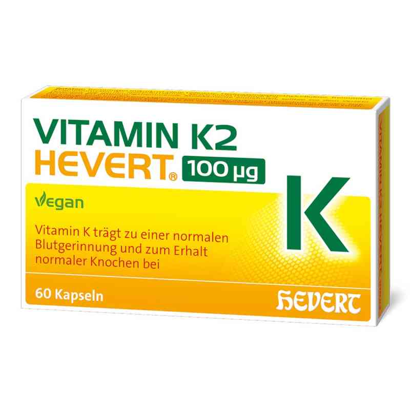 Vitamin K2 Hevert 100 [my]g Kapseln 60 stk von Hevert-Arzneimittel GmbH & Co. KG PZN 12870284