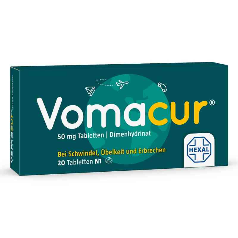 Vomacur® 50 mg Tabletten 20 stk von Hexal AG PZN 03815234