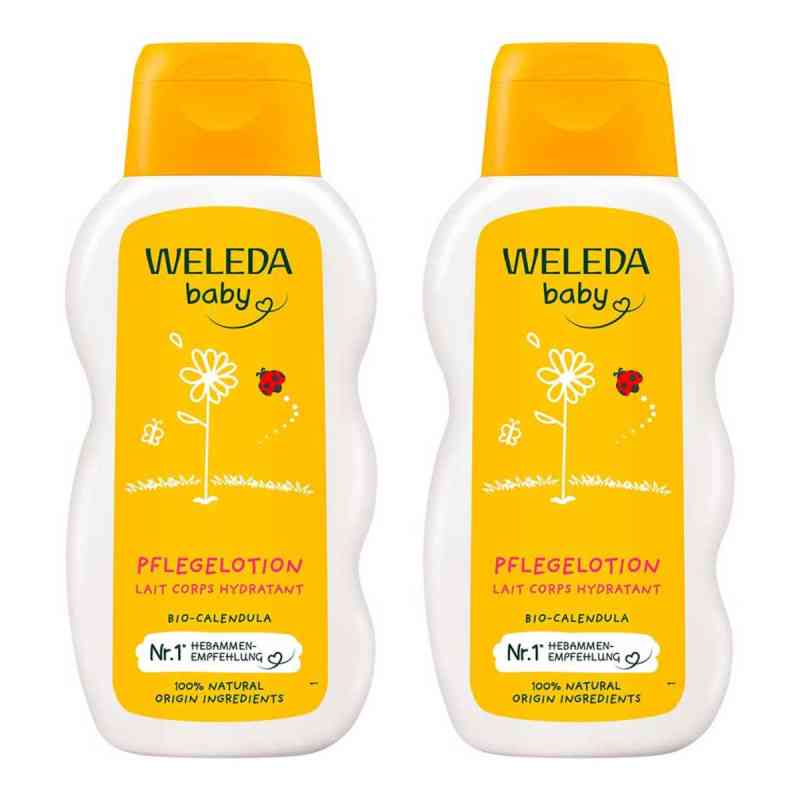 Weleda Calendula Pflegemilch 2x200 ml von WELEDA AG PZN 08107059
