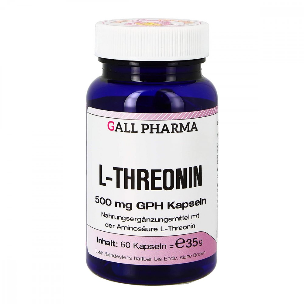 L-threonin 500 mg Kapseln 60 stk