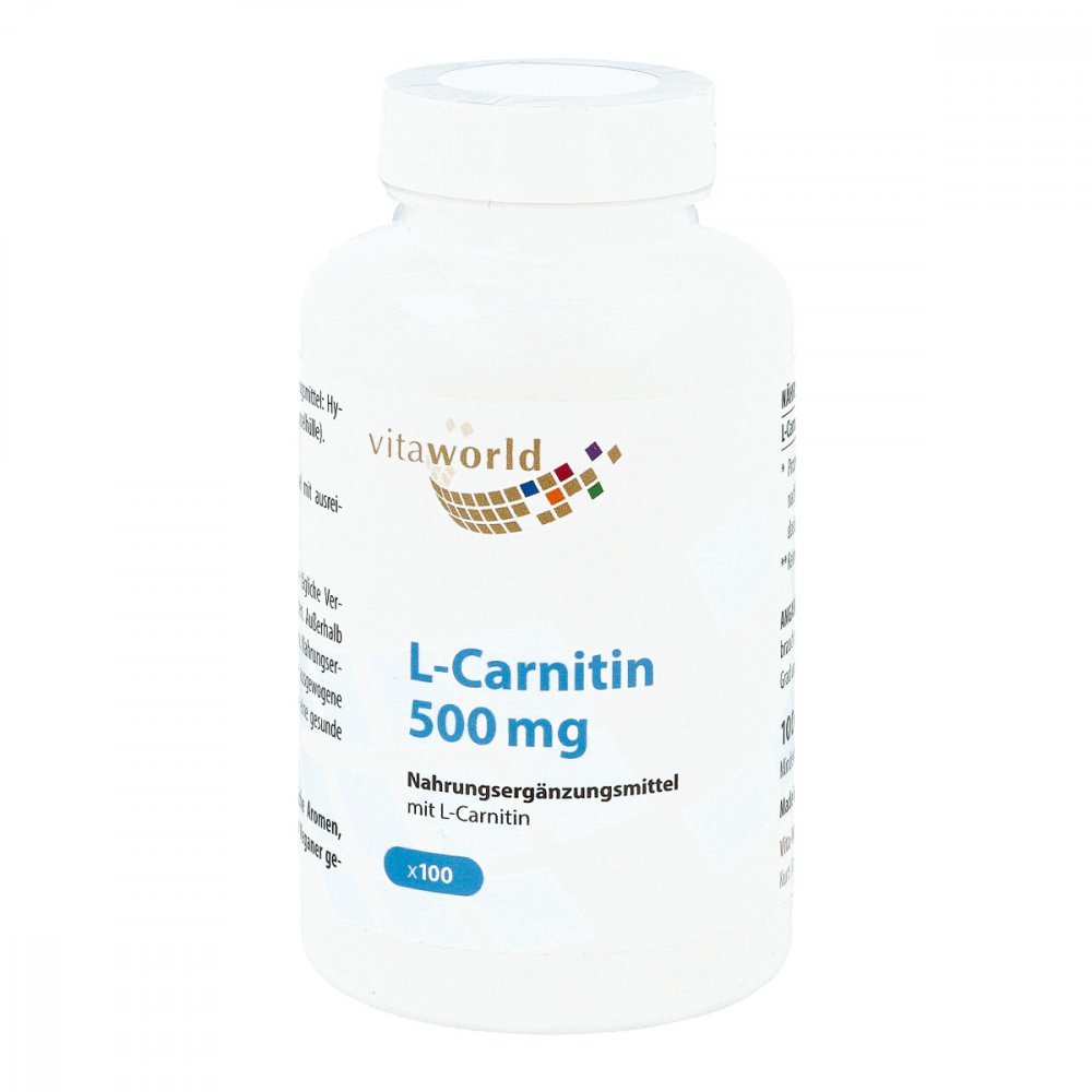 L-carnitin 500 mg Kapseln 100 stk