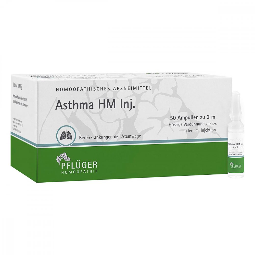 Asthma Hm iniecto Ampullen 50X2 ml
