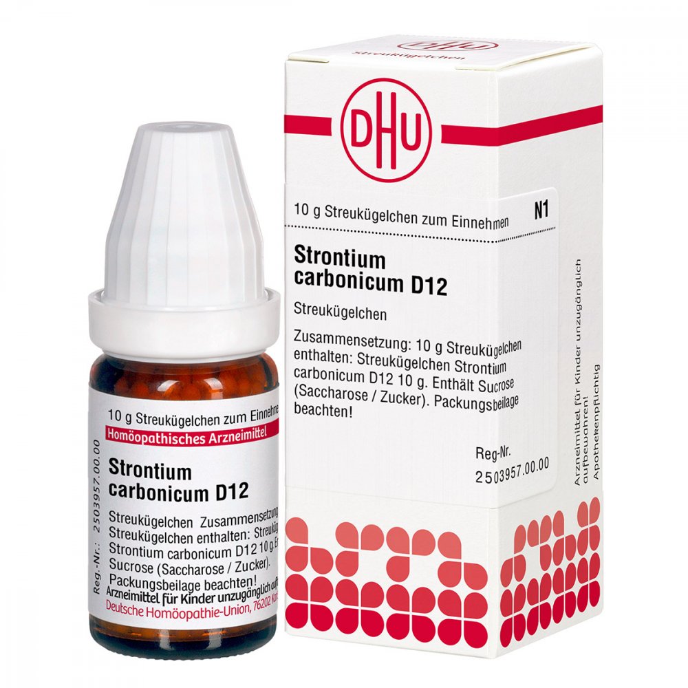 Strontium Carbonicum D12 Globuli 10 g