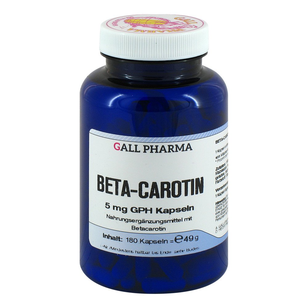 Beta Carotin 5 mg Kapseln 180 stk