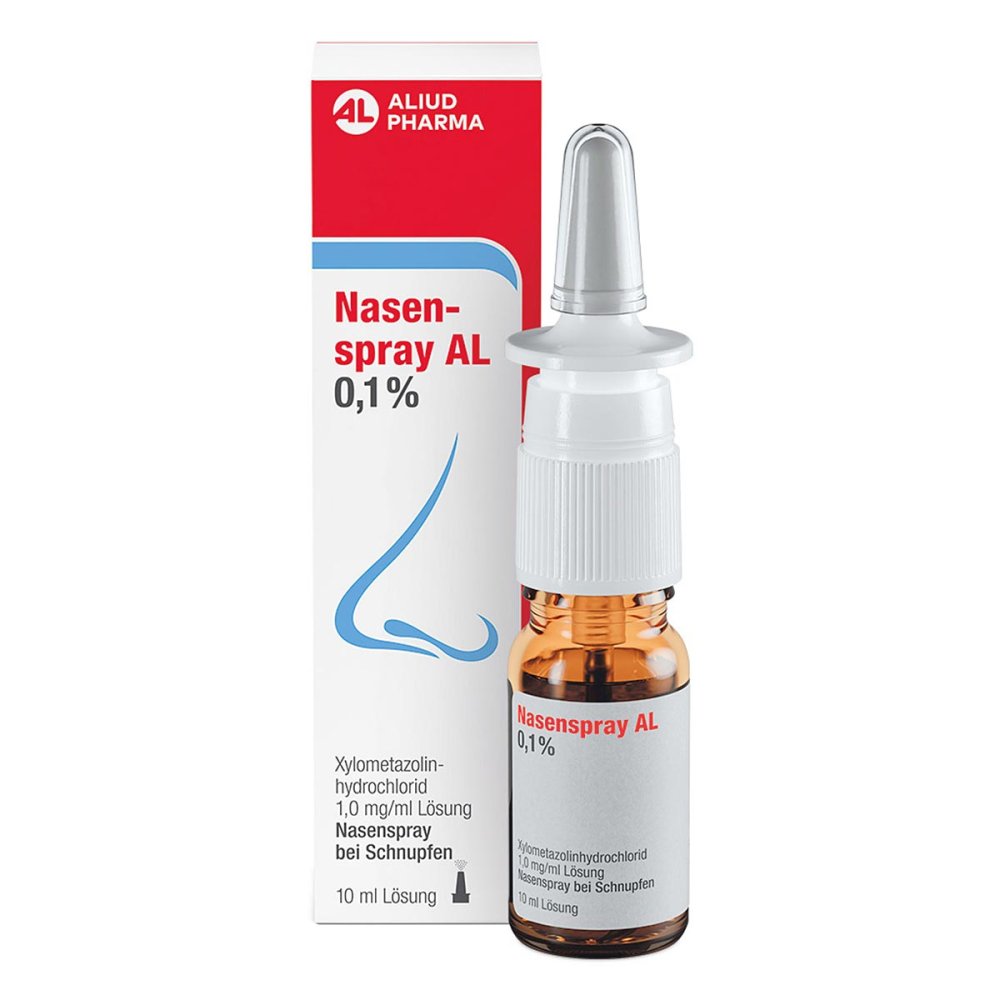 Nasenspray AL 0,1 % bei Schnupfen 10 ml