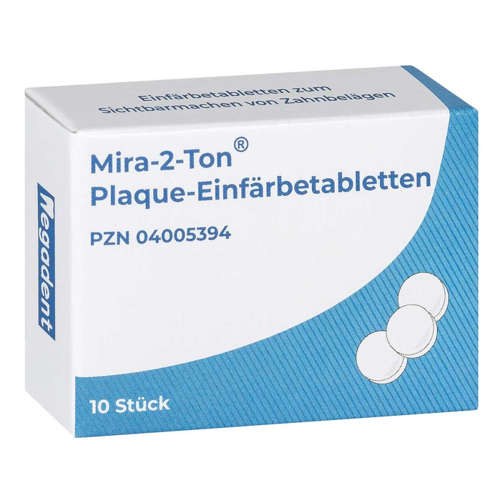 Mira 2 Ton Plaque Einfärbe Tabletten 10 stk Image