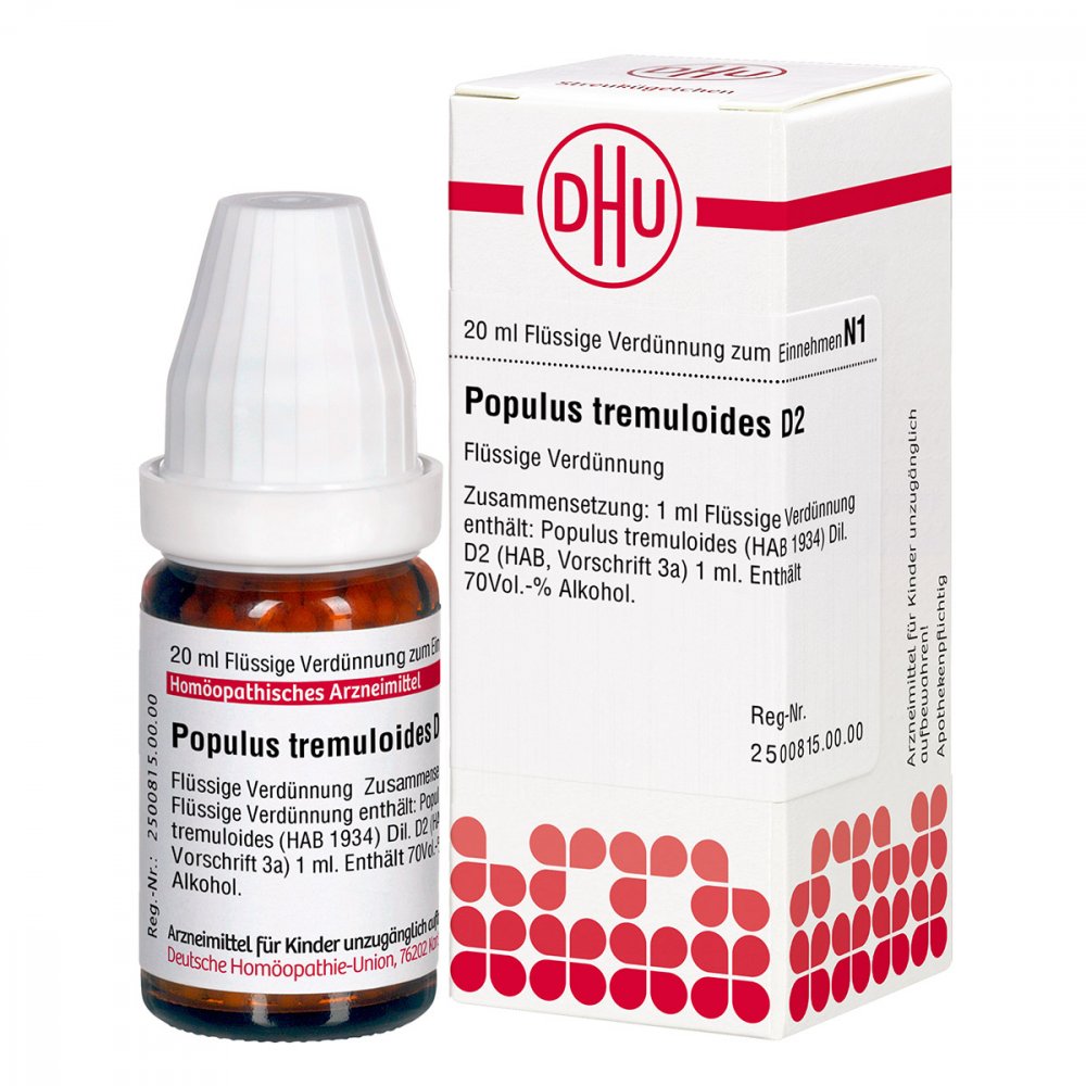 Populus Tremuloides D2 Dilution 20 ml