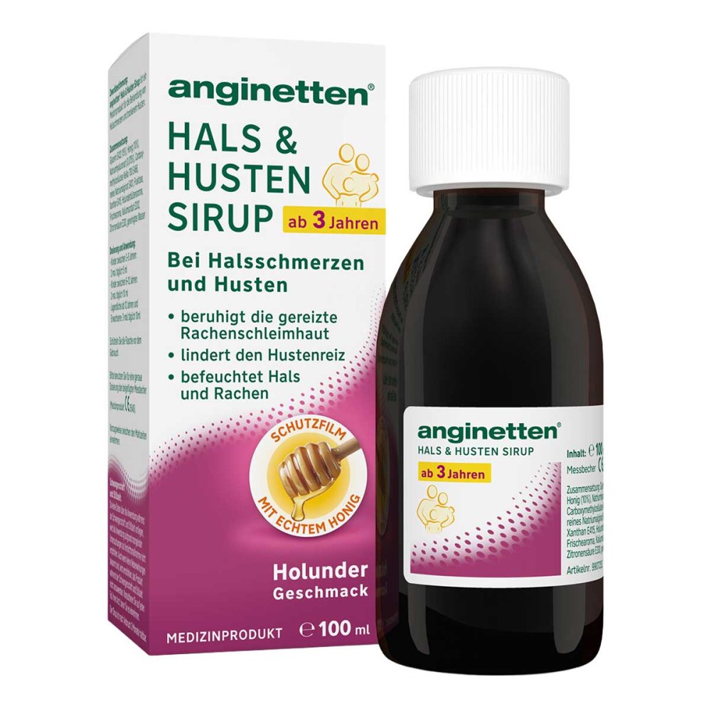 Anginetten Hals & Husten Sirup 100 ml
