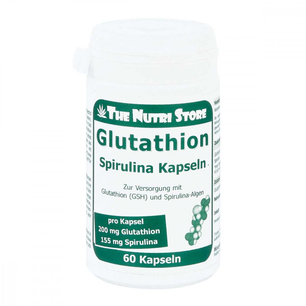 Glutathion 200 mg + Spirulina Kapseln 60 stk