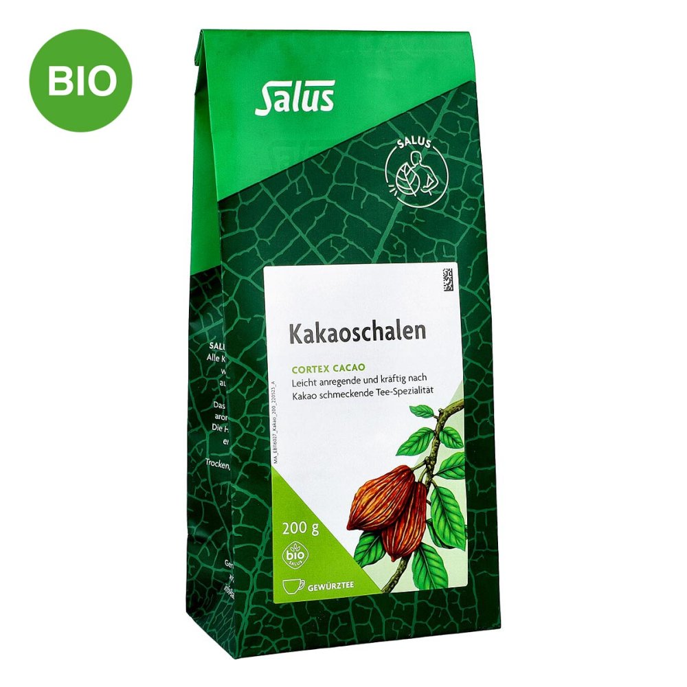 Kakaoschalen Tee Bio Cortex cacao Salus 200 g