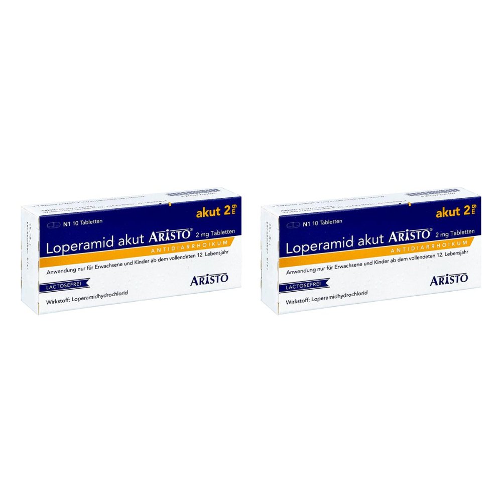 Loperamid akut Aristo 2mg 2x10 stk
