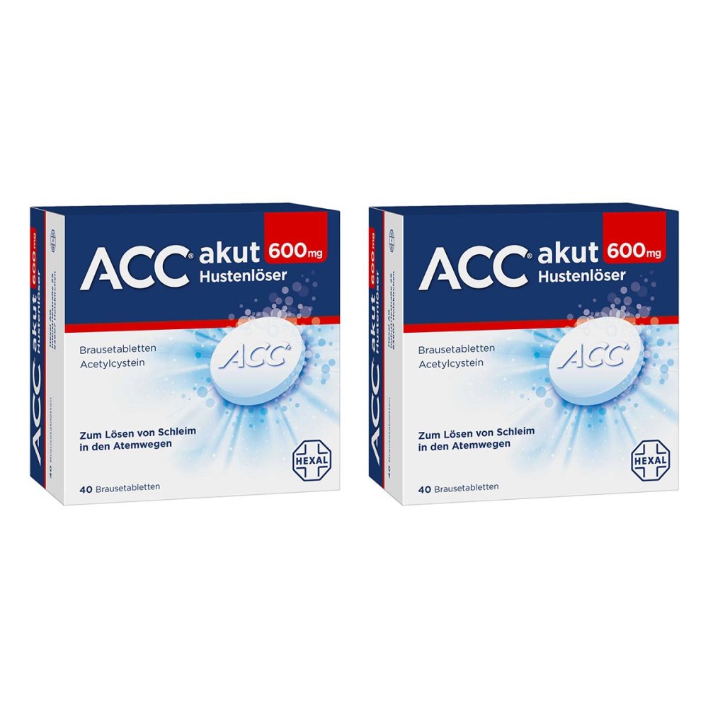 ACC akut 600mg Hustenlöser 2x40 stk