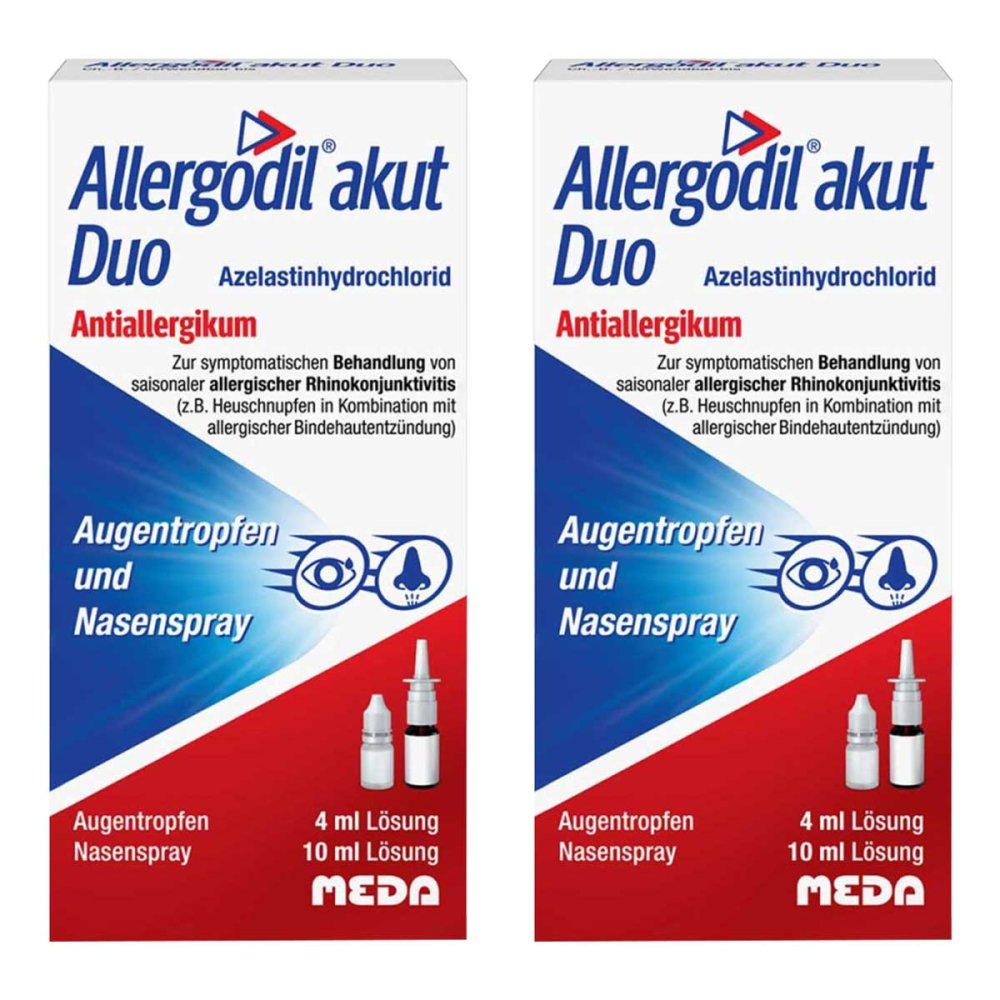 Allergodil Akut Duo 4ml At Akut/10ml Ns Akut 2x1 stk