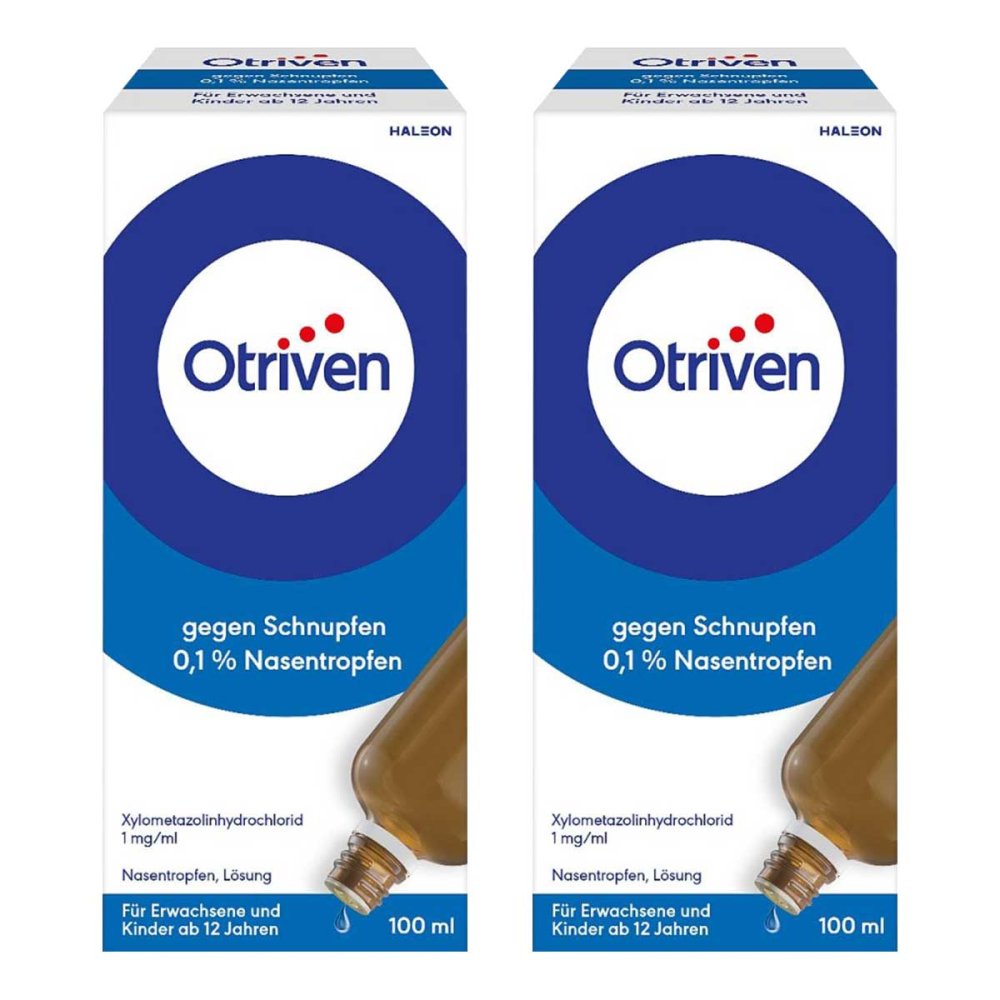 Otriven gegen Schnupfen 0,1 % Nasentropfen Nachfüllflasche 2x100 ml