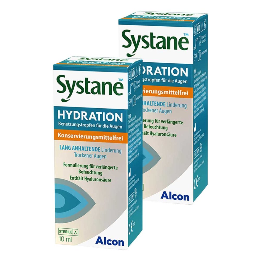 Systane Hydration ohne Konservierungsmittel 2x10 ml