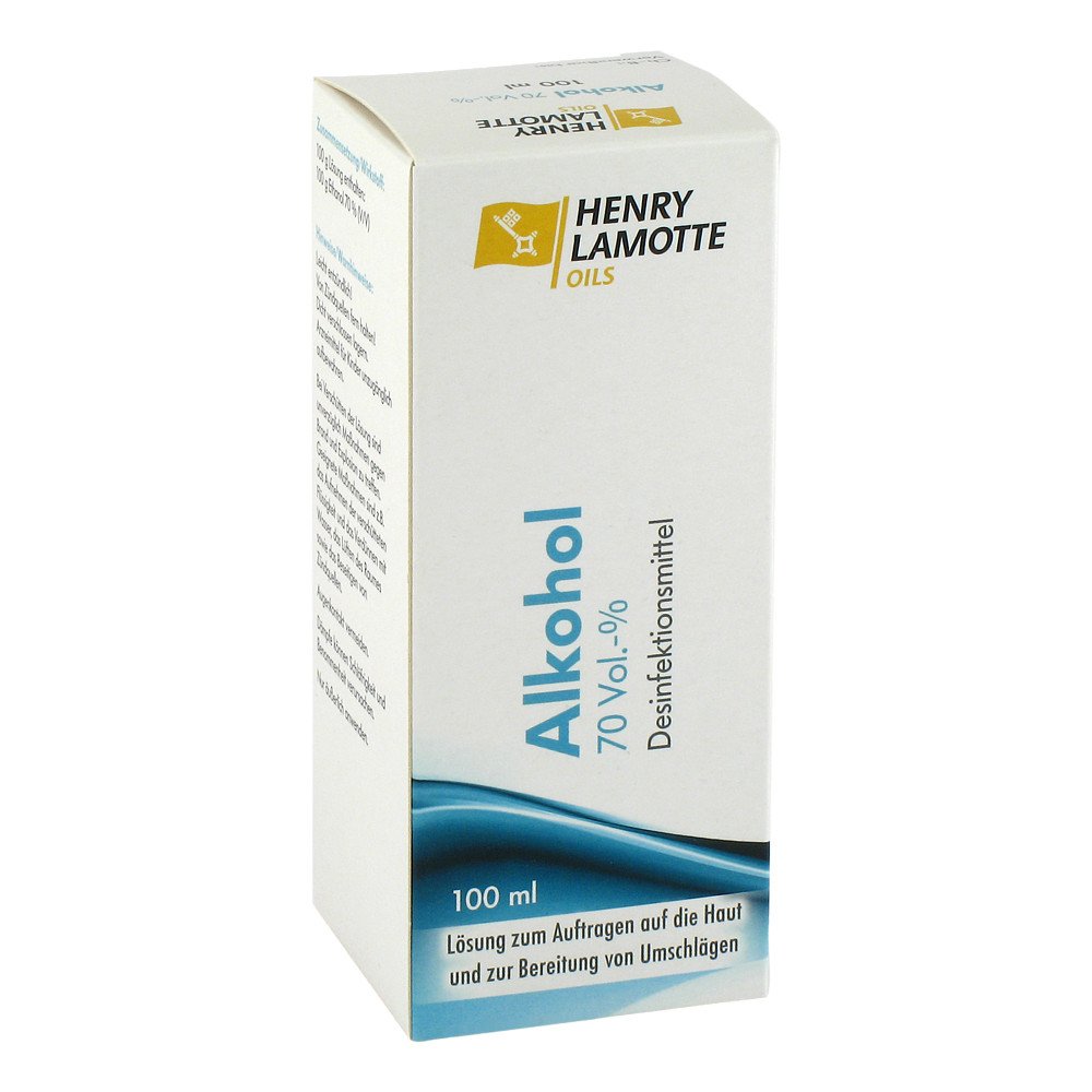 Alkohol 70% V/v Henry Lamotte 100 ml