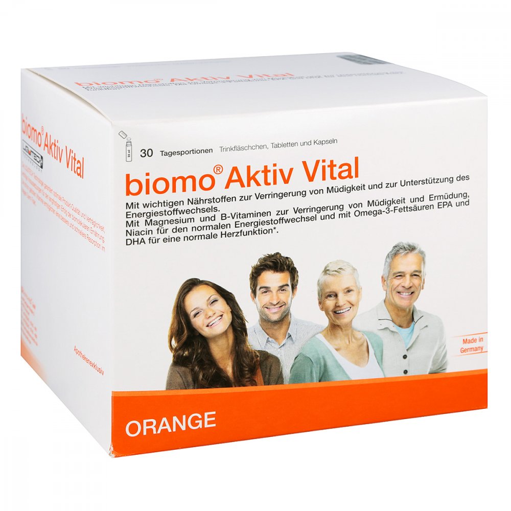 Biomo Aktiv Vital Trinkflaschen 30 Tagesportionen 1 stk