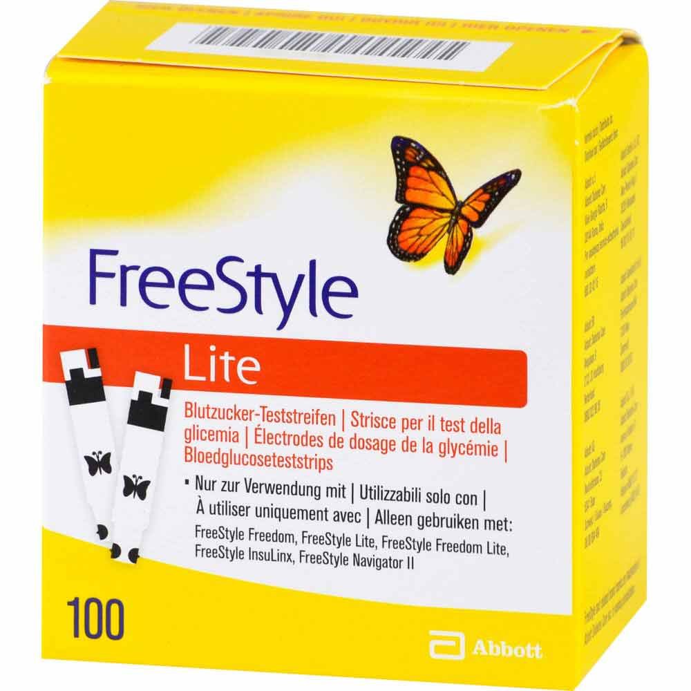 Freestyle Lite Teststreifen ohne Codieren Cpc 100 stk