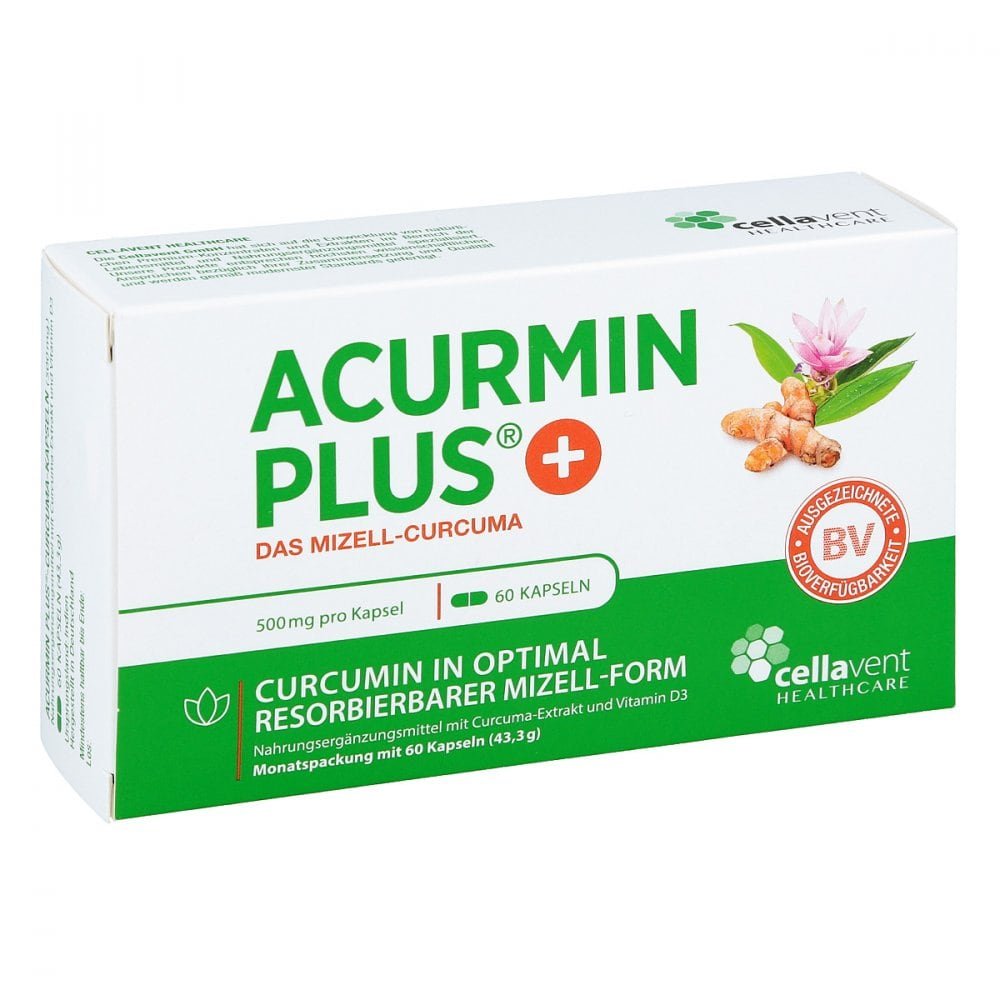 Acurmin Plus Das Mizell-curcuma Weichkapseln 60 stk